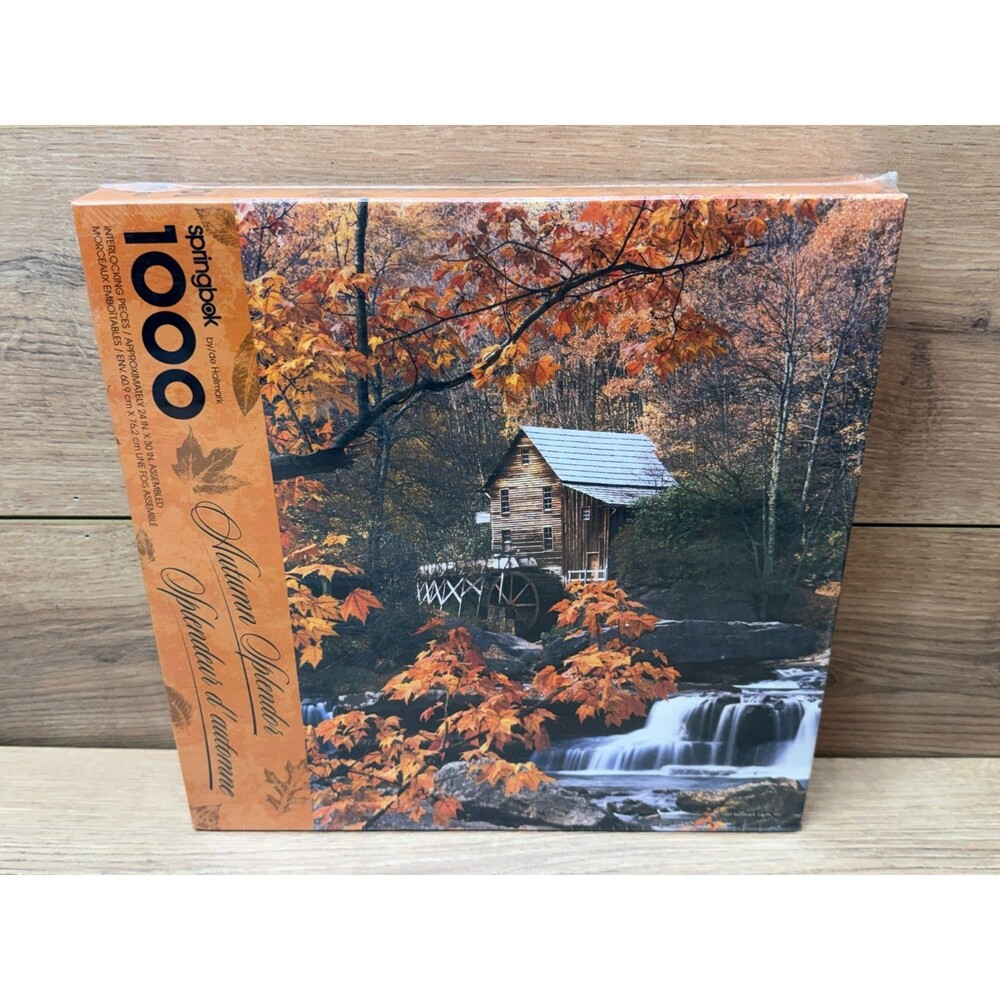 Vintage Springbok "Autumn Splendor" 1000 Piece Hallmark Jigsaw Puzzle